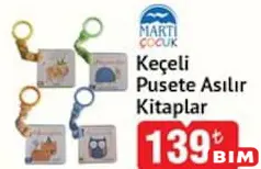 MARTI ÇOCUK KEÇELİ PUSETE ASILIR KİTAPLAR fiyat ve kampanya bilgisi